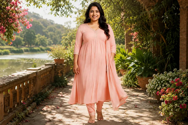 salwar kameez for apple shaped body styling guide