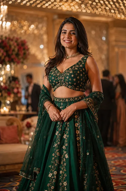 indoor banquet hall wedding guest outfit for a heated venue