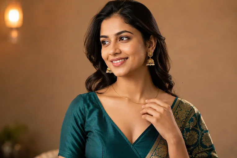 How neckline choice changes face appearance